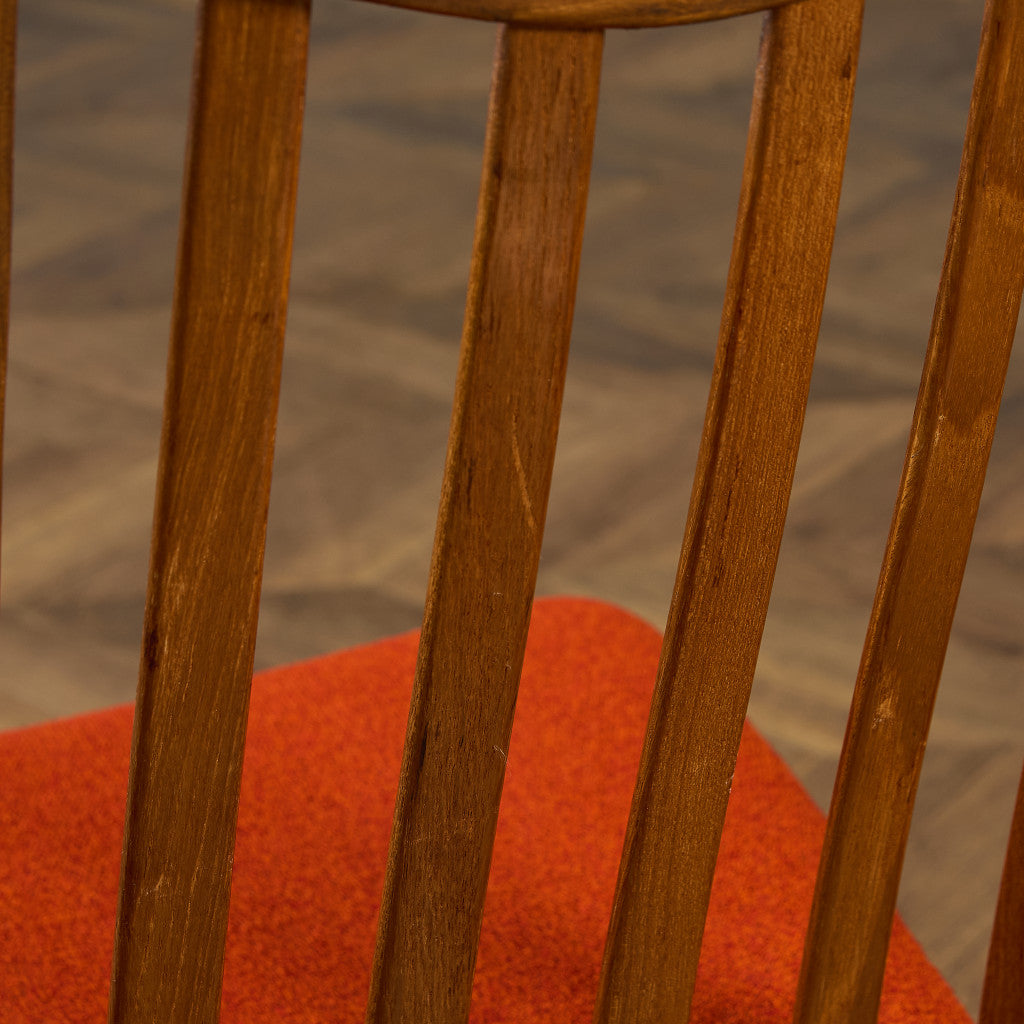 スラットバックチェア 座面張替え済み