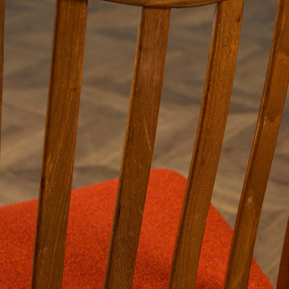 スラットバックチェア 座面張替え済み