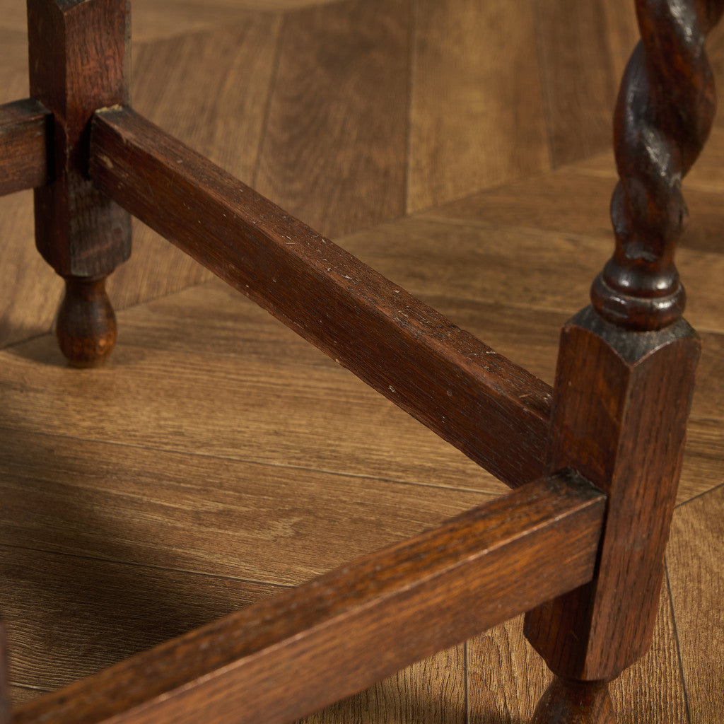 英国 クラシック バーリーシュガーツイスト サイドテーブル