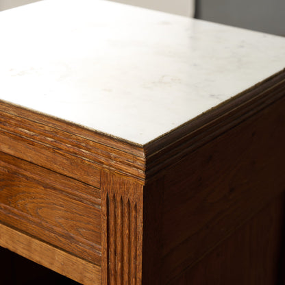 英国 クラシック 大理石 サイドキャビネット #96636