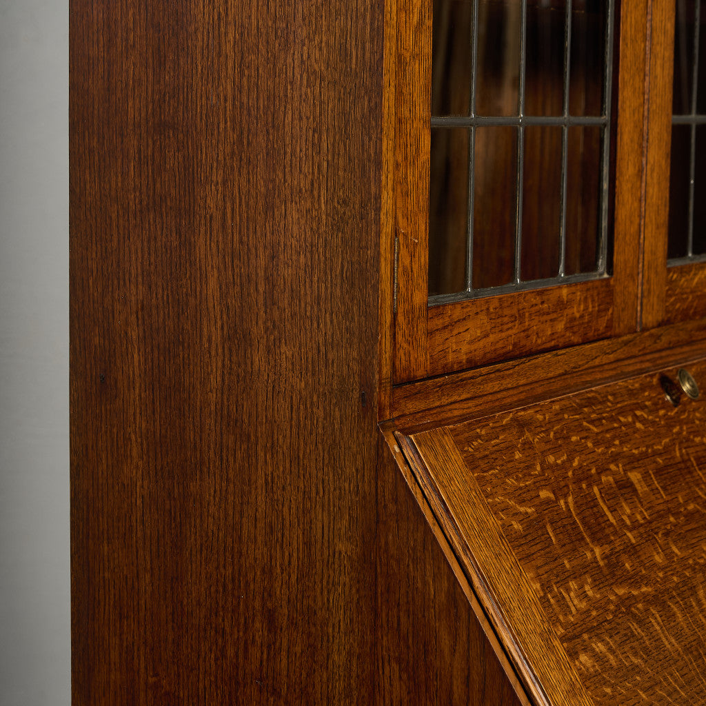 英国 クラシック ビューロー ブックケース デスク