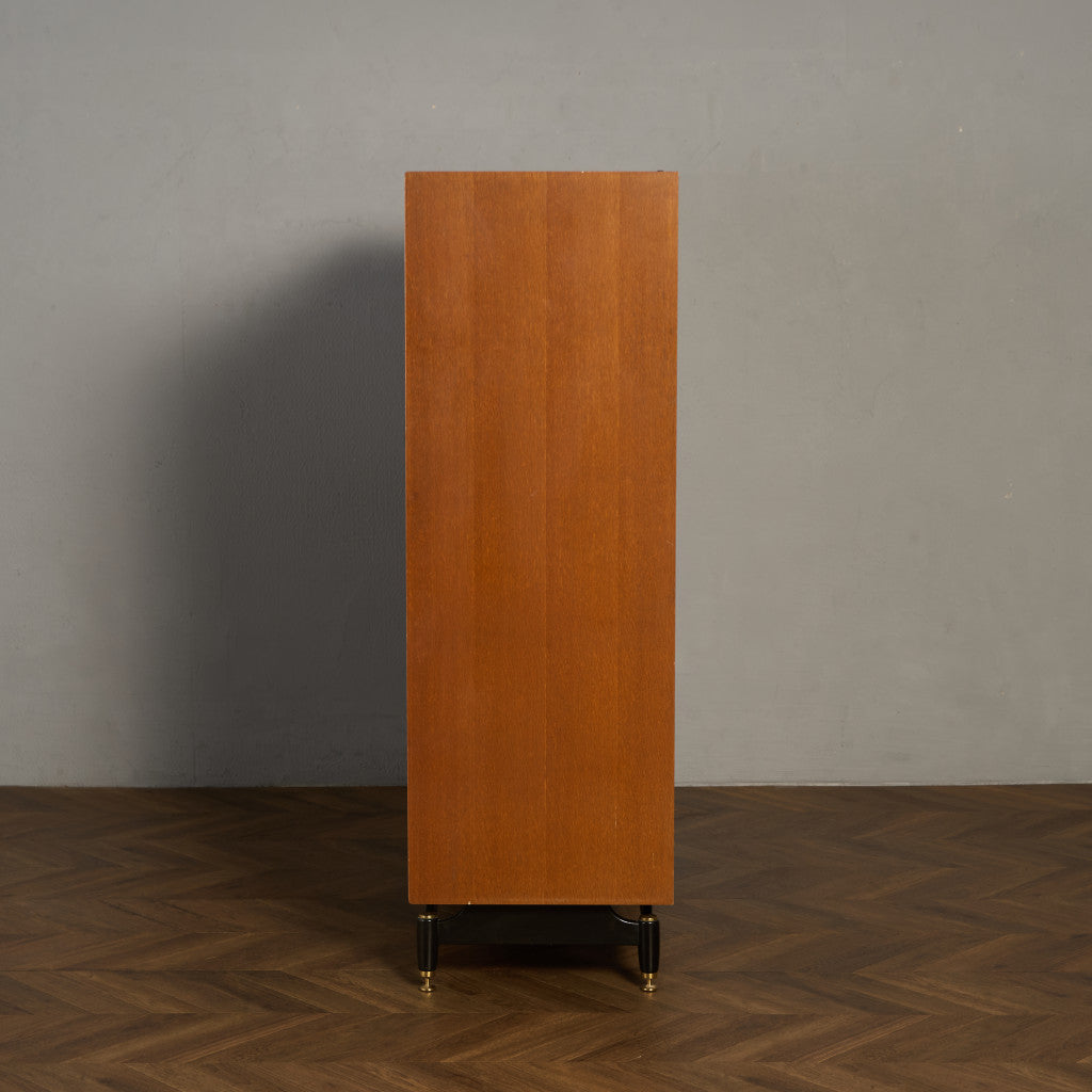 Chinese white ヴィンテージ 3ドア ワードローブ 初期ゴールドラベル