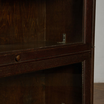 英国 アンティーク スタッキングブックケース 食器棚