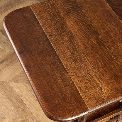 英国 クラシック ドロップリーフ サイドテーブル ティトロリー