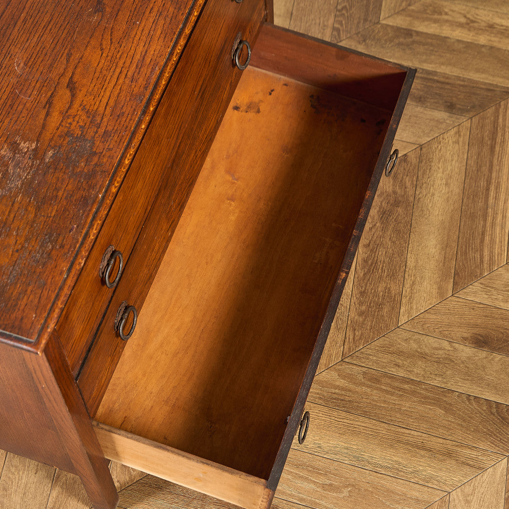 英国 クラシック オーク材 3段チェスト #97185 – camori ヴィンテージ