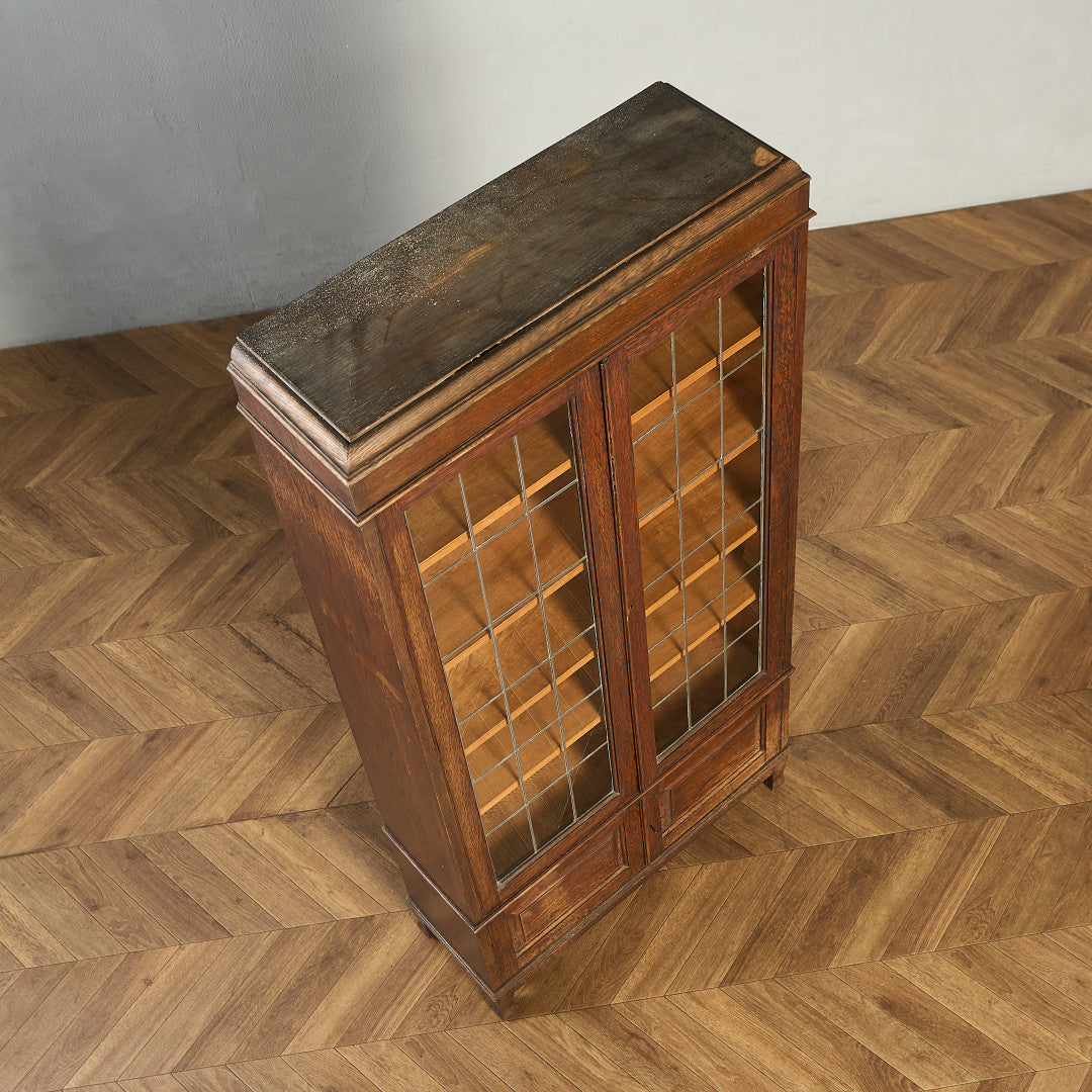 英国 クラシック ブックケース 食器棚