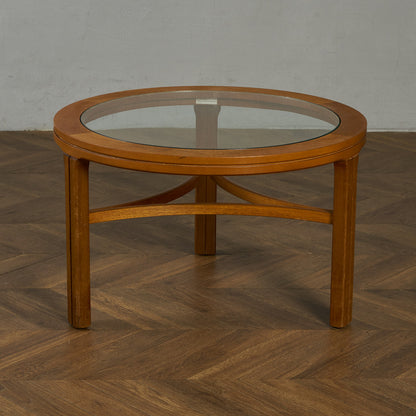 ネイサン Nathan ヴィンテージ ガラストップ センターテーブル #89545