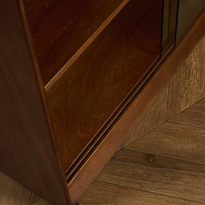 ヴィンテージ ガラスキャビネット 本棚