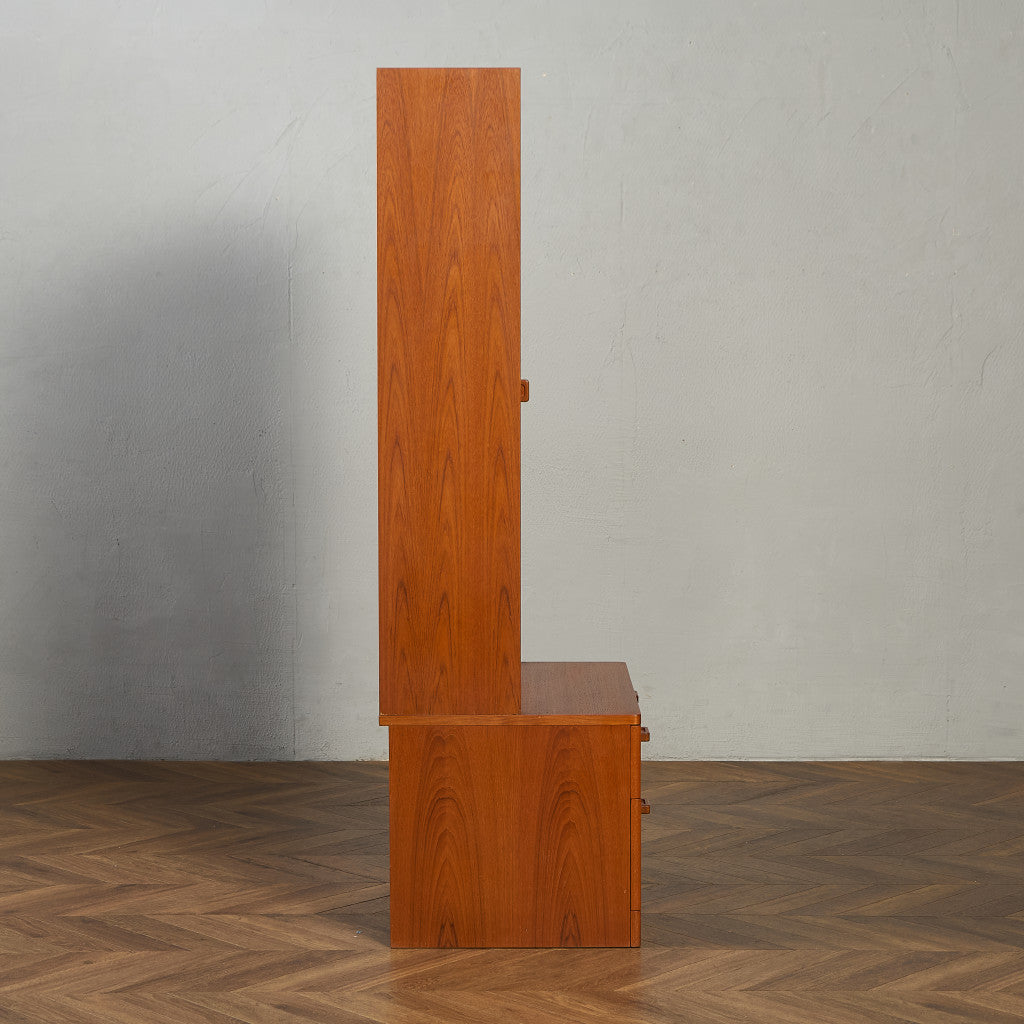 ヴィンテージ ガラス キャビネット