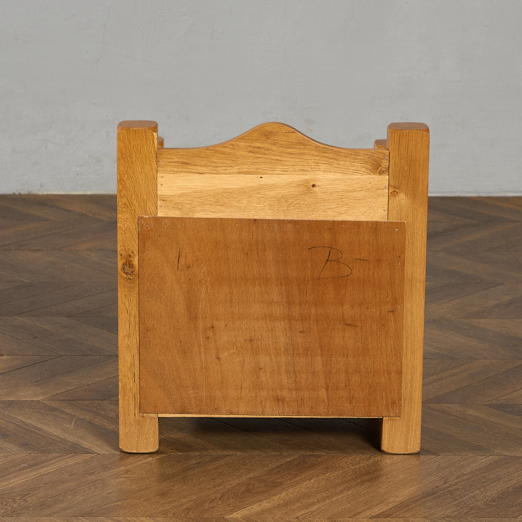 オランダ製 オーク 無垢材 サイドキャビネット