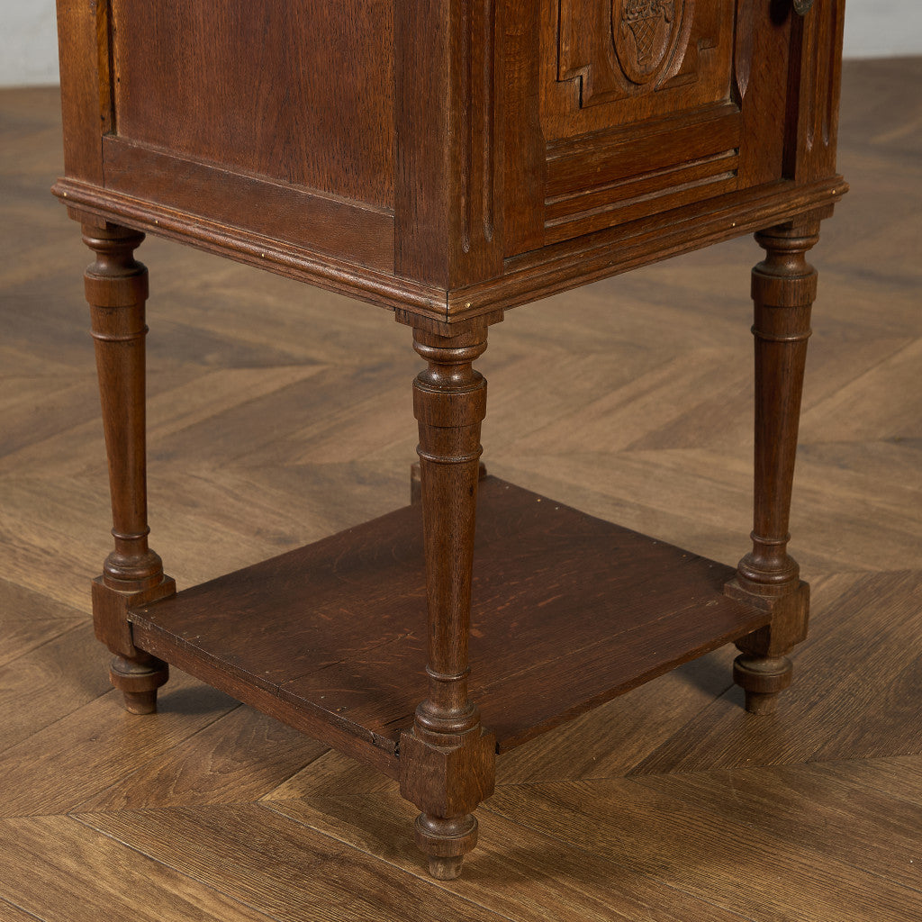 英国 クラシック 大理石 サイドキャビネット #96619