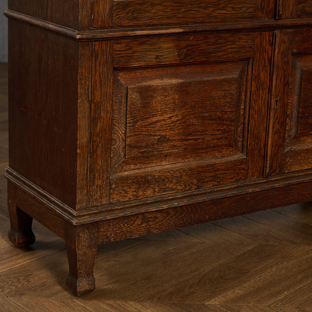 英国 クラシック ブックケース 食器棚