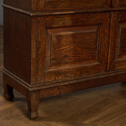 英国 クラシック ブックケース 食器棚