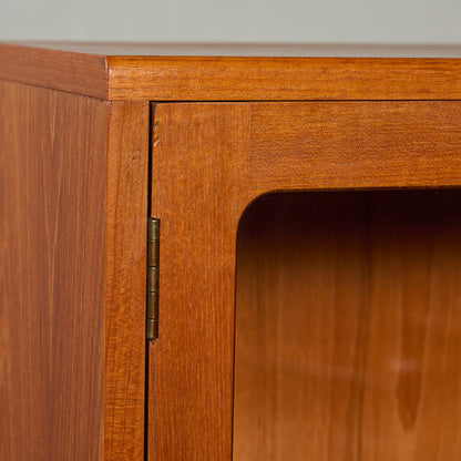 Fresco ガラス ブックケース カスタム アイアン ヘアピンレッグ