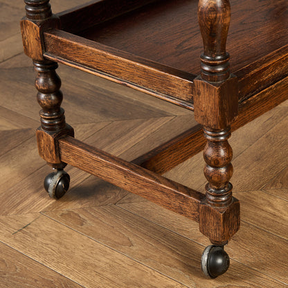 英国 クラシック ドロップリーフ サイドテーブル ティトロリー