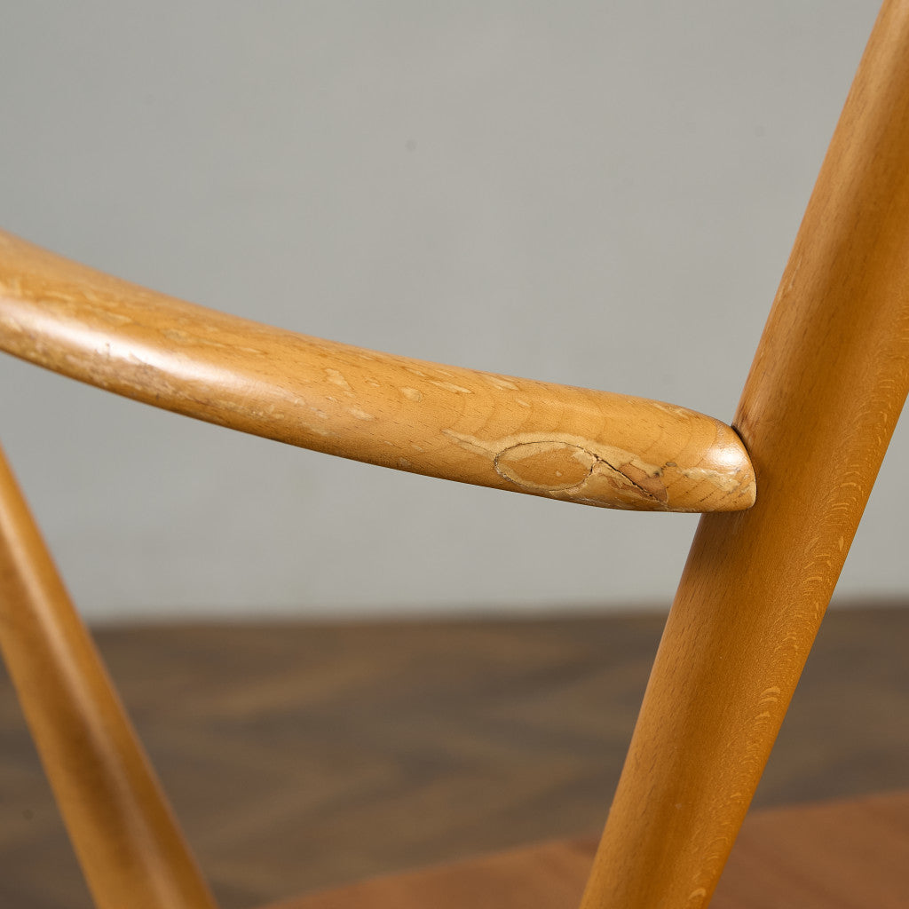 アーコール ERCOL ヴィンテージ クエーカー アームチェア ブルーラベル #89762