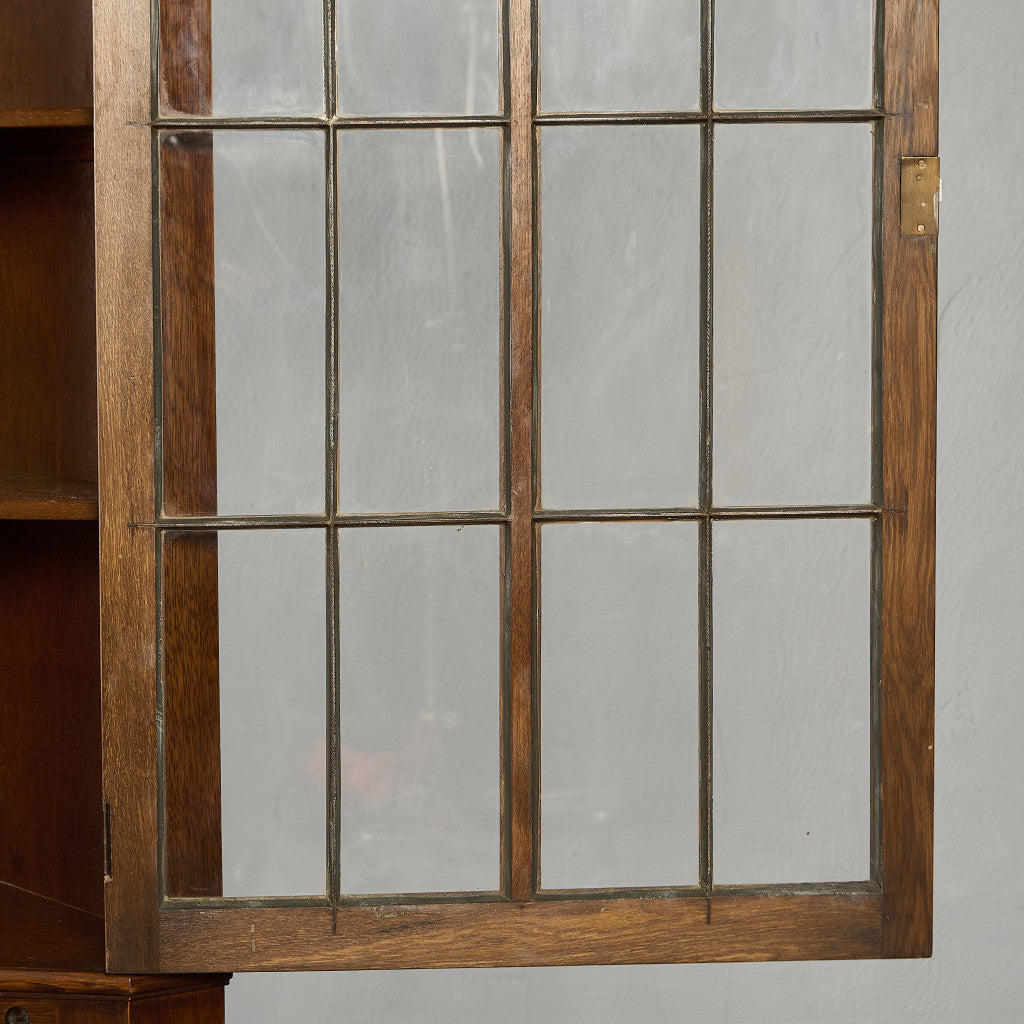 英国 クラシック オーク コーナーキャビネット