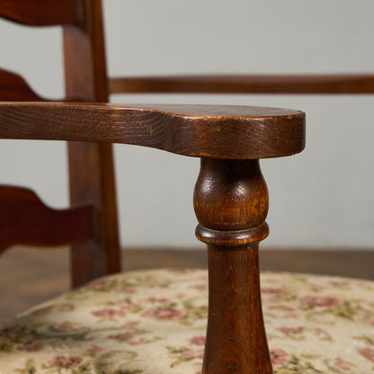 英国 クラシック ラダーバック アームチェア