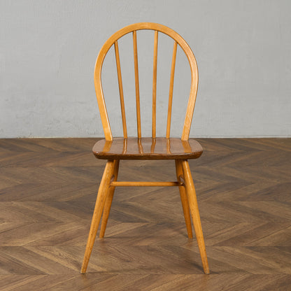 ヴィンテージ 4本 スポーク フープバックチェア ブルーラベル