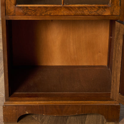 英国 クラシック ウォールナット ブックケース