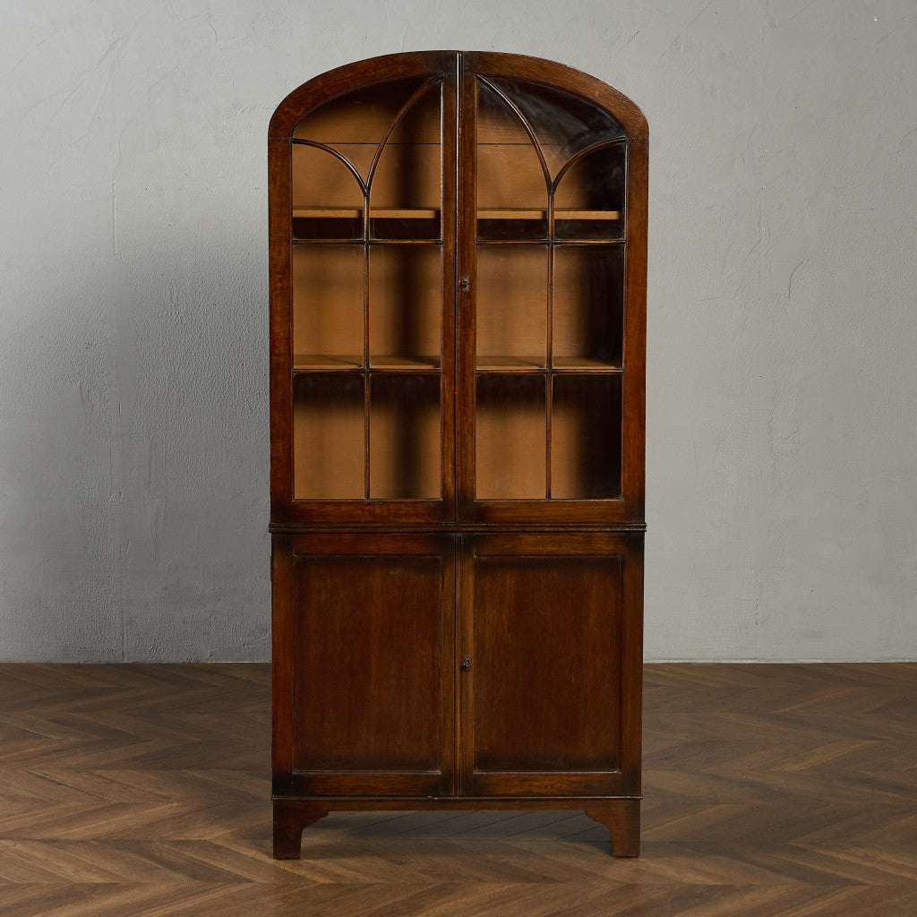 英国 クラシック オーク材 ブックケース 食器棚 #89521 – camori