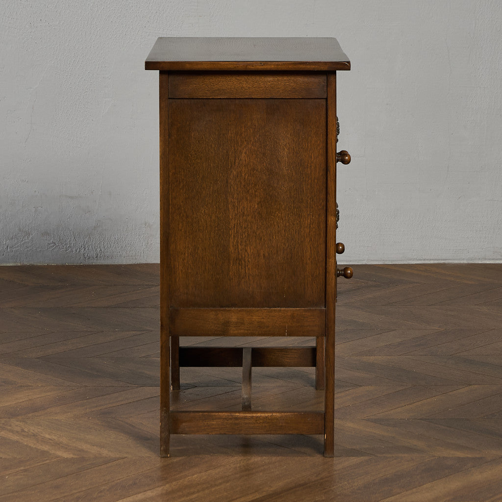 英国 クラシック オーク サイド キャビネット