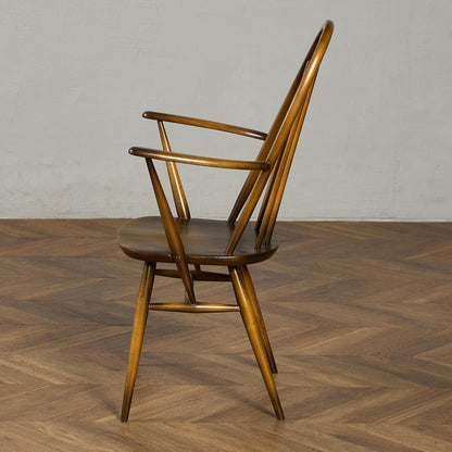 ヴィンテージ クエーカー アームチェア ラウンドゴールドラベル