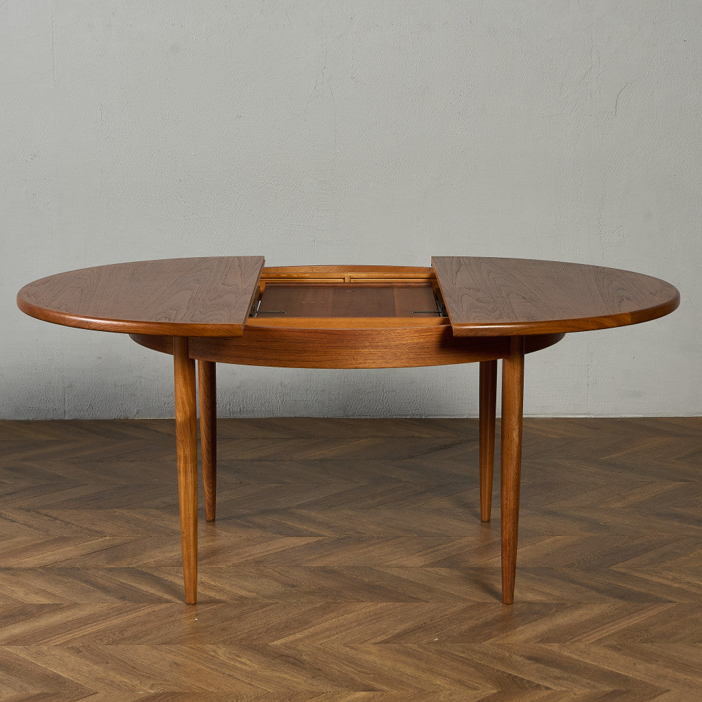 エクステンション ラウンド ダイニングテーブル