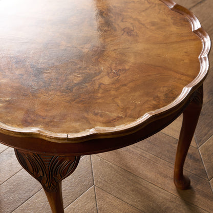 英国 クラシック クイーンアン様式 ラウンド センターテーブル ローテーブル