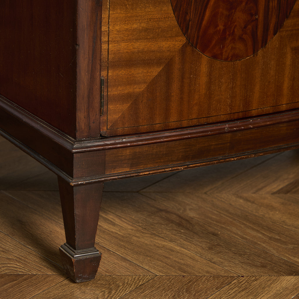 英国 アンティーク ビューロー ブックケース