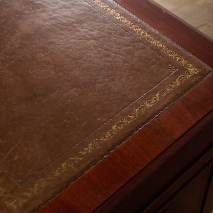 英国 クラシック 両袖 デスク