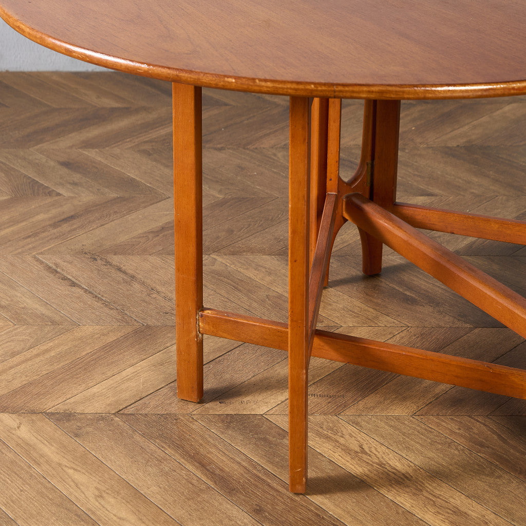 ドロップリーフゲートレッグテーブル