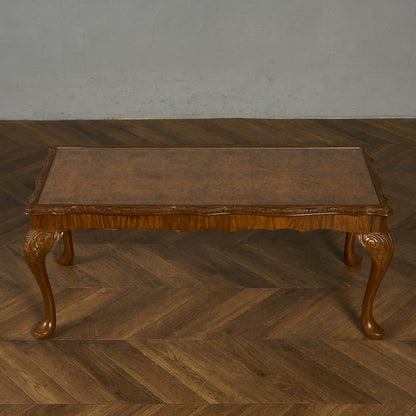 英国 クラシック ガラストップ センターテーブル #86977