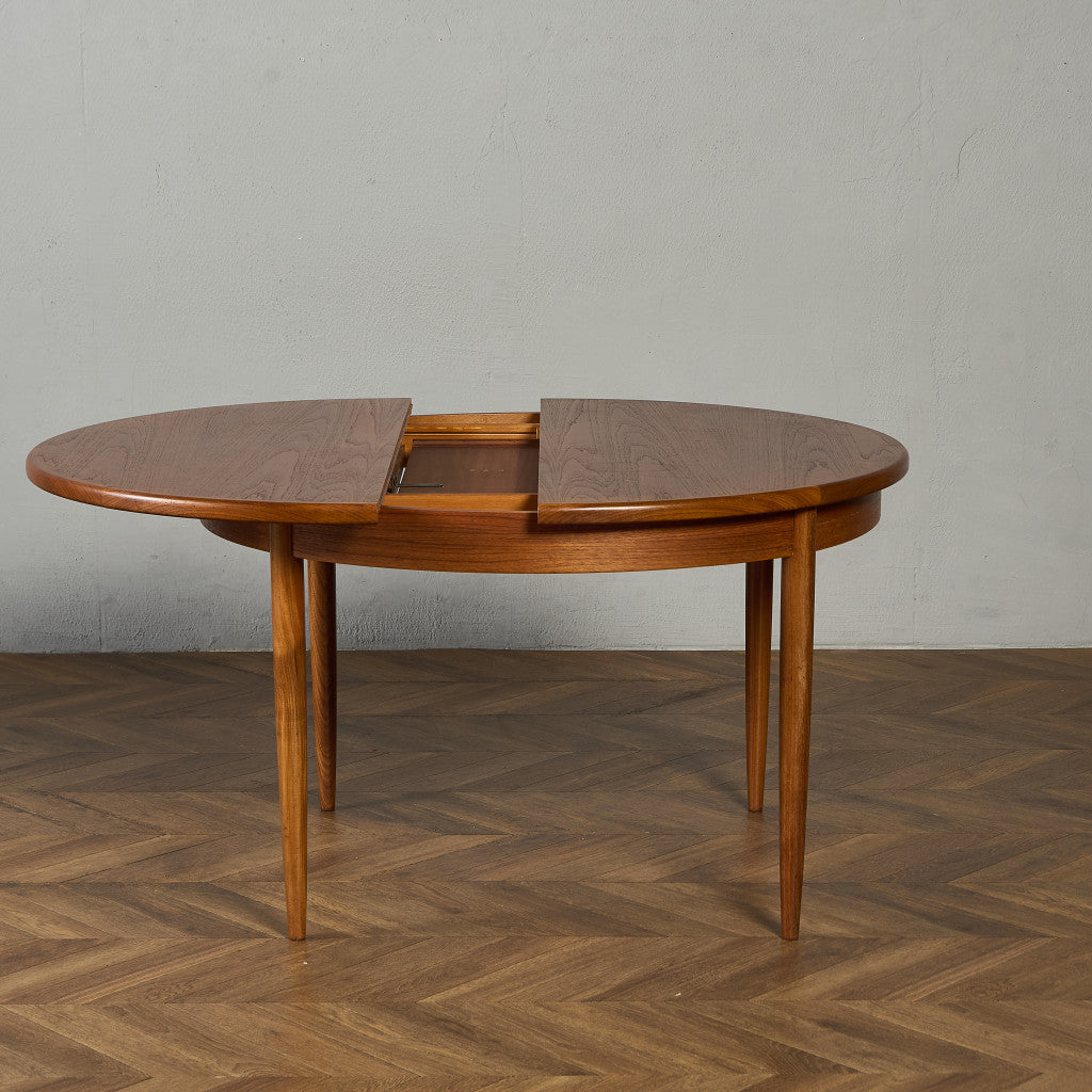 エクステンション ラウンド ダイニングテーブル