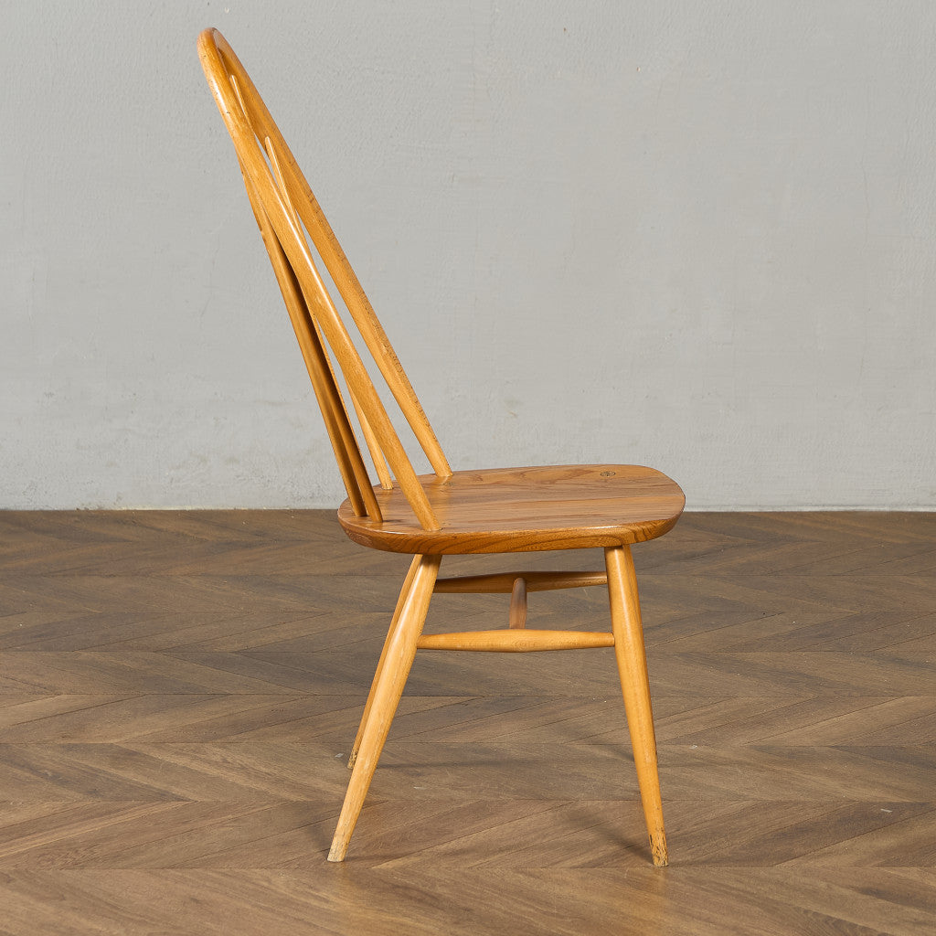 アーコール ERCOL スワンバックチェア ラウンドメタルラベル #97101