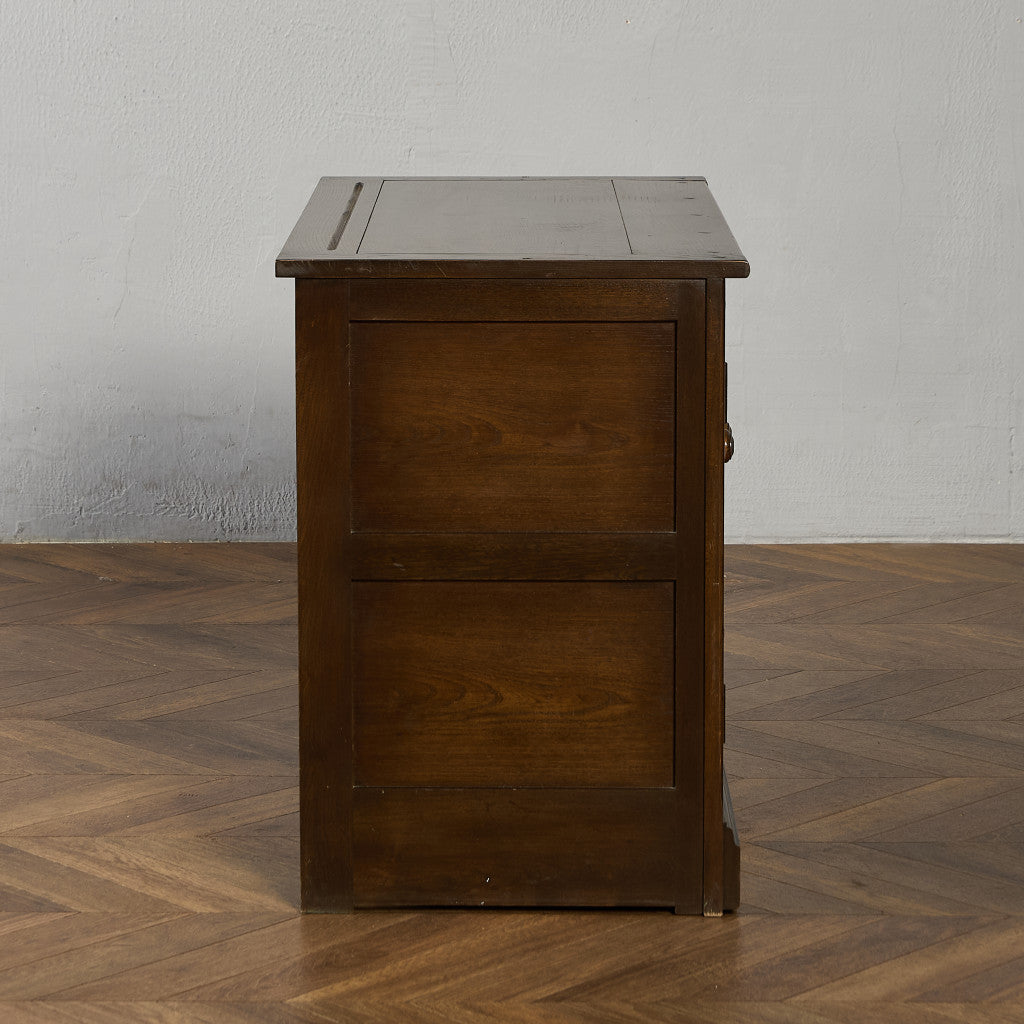 Old Colonial Mural レコード キャビネット  ラウンドゴールドラベル