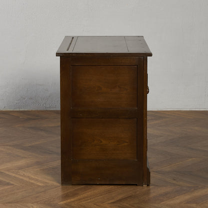 Old Colonial Mural レコード キャビネット  ラウンドゴールドラベル