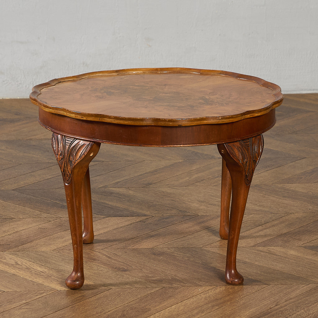 英国 クラシック クイーンアン様式 ラウンド センターテーブル ローテーブル