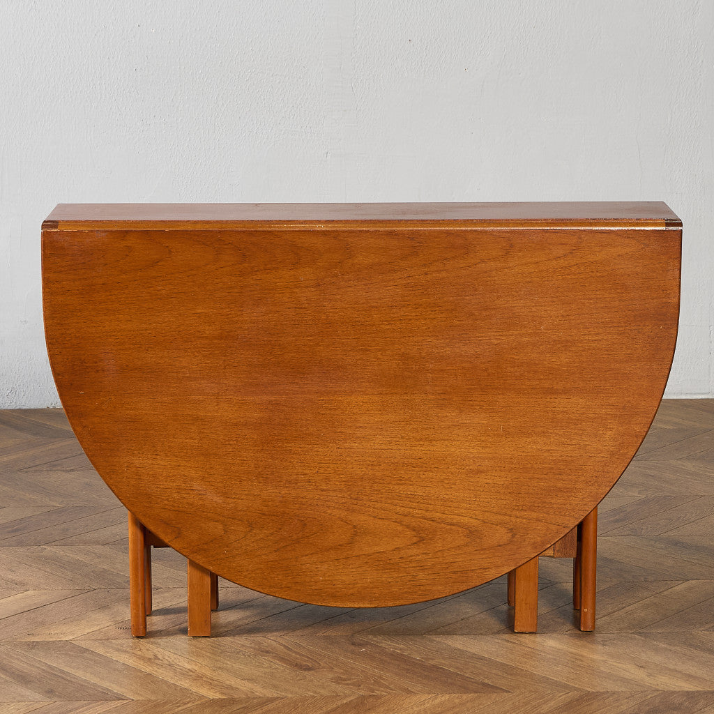 ドロップリーフゲートレッグテーブル