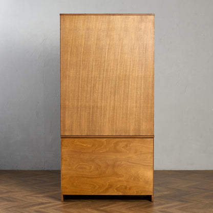 Old Colonial ヴィンテージ ブックケース カップボード ラウンドゴールドラベル