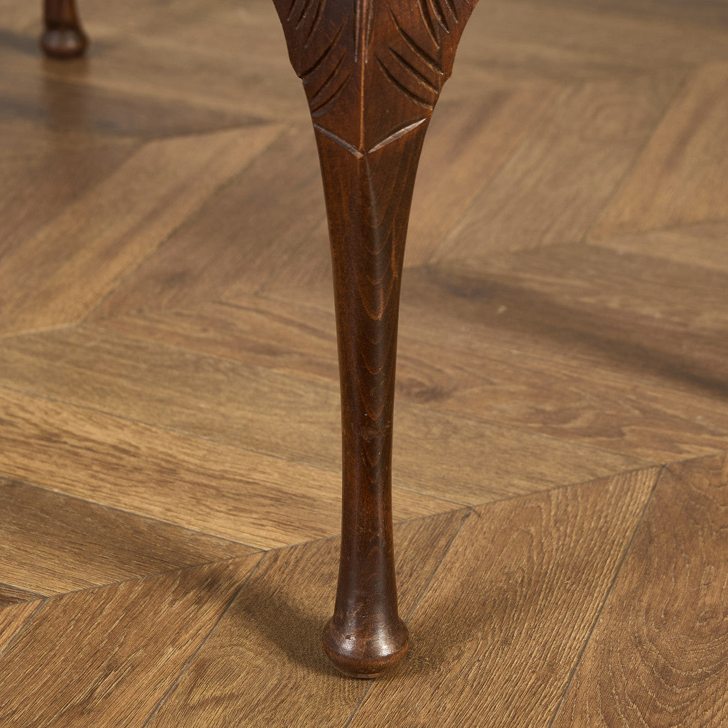 英国 クラシック ガラストップ コーヒーテーブル