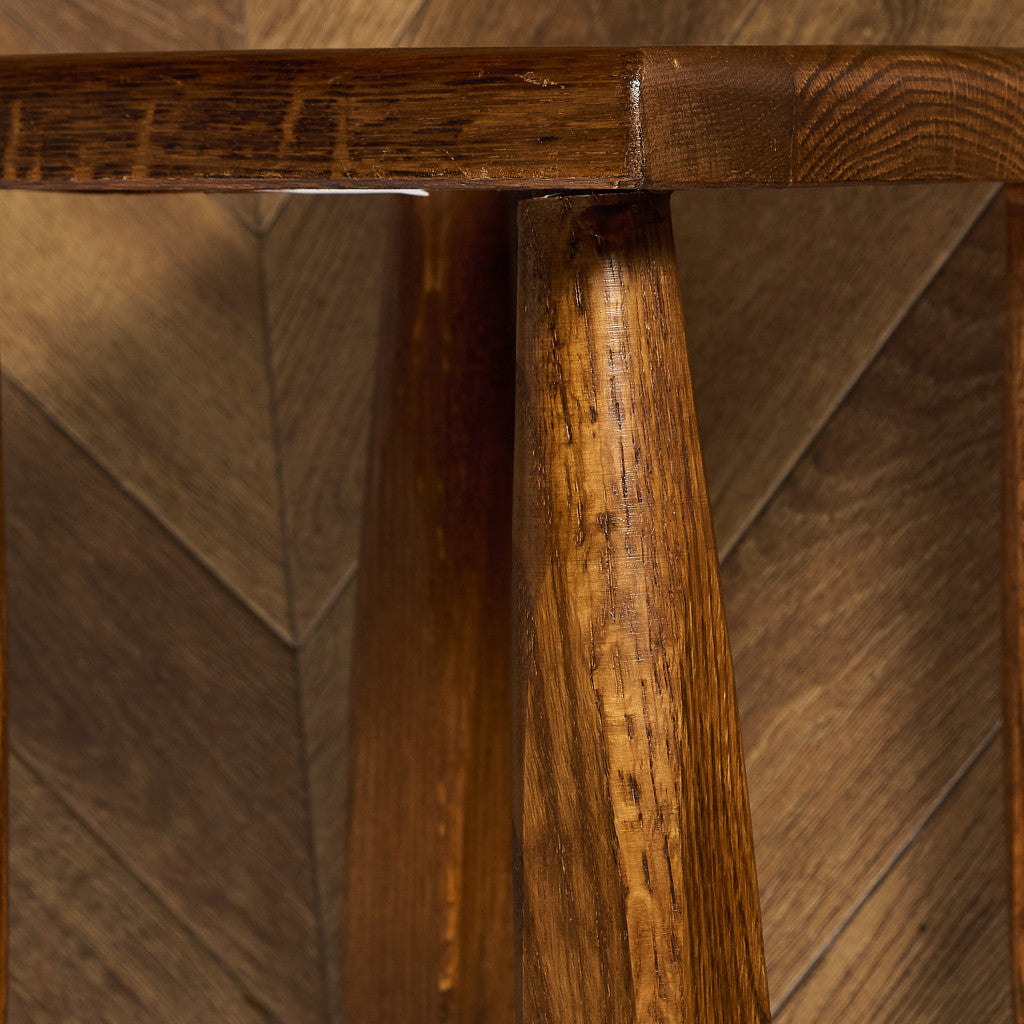 オランダ製 オーク無垢材 ネストテーブル