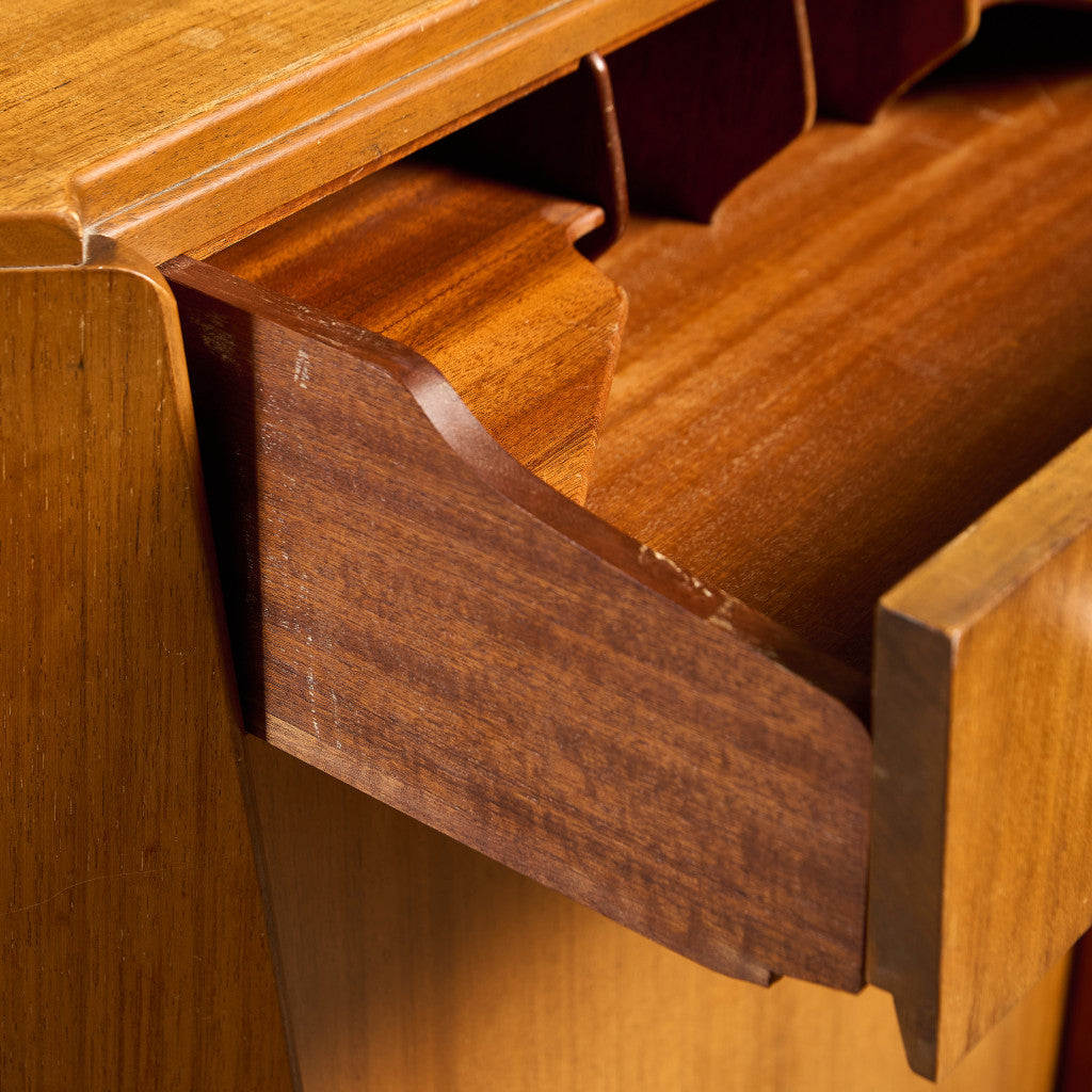 Brandon ライティングデスク付き コーナーキャビネット 3点セット