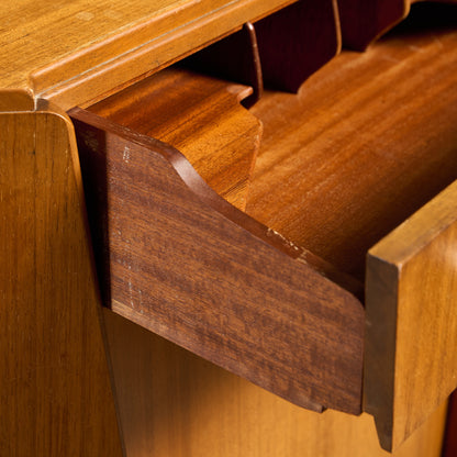 Brandon ライティングデスク付き コーナーキャビネット 3点セット