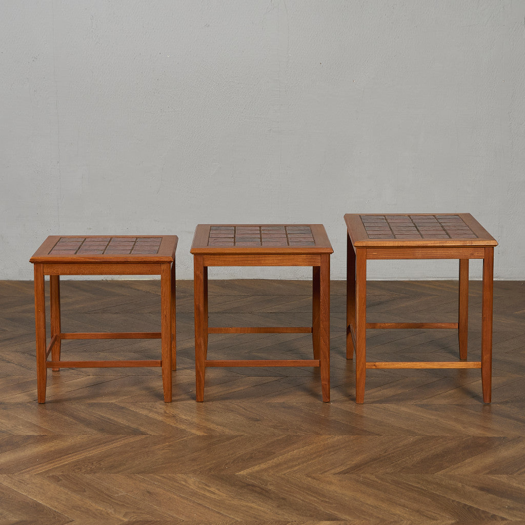 デンマーク タイルトップ ネストテーブル