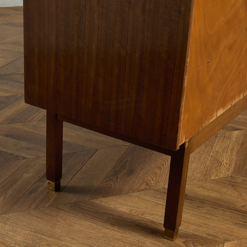 Brass-fitted Tola  ヴィンテージ サイドボード (4005)