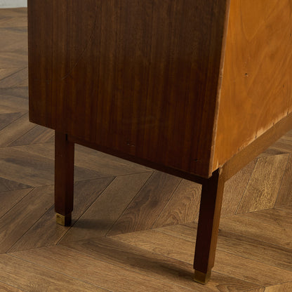 Brass-fitted Tola  ヴィンテージ サイドボード (4005)