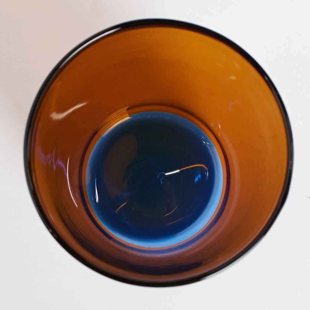 TWO TONE STACKING TUMBLER / Amber × Blue