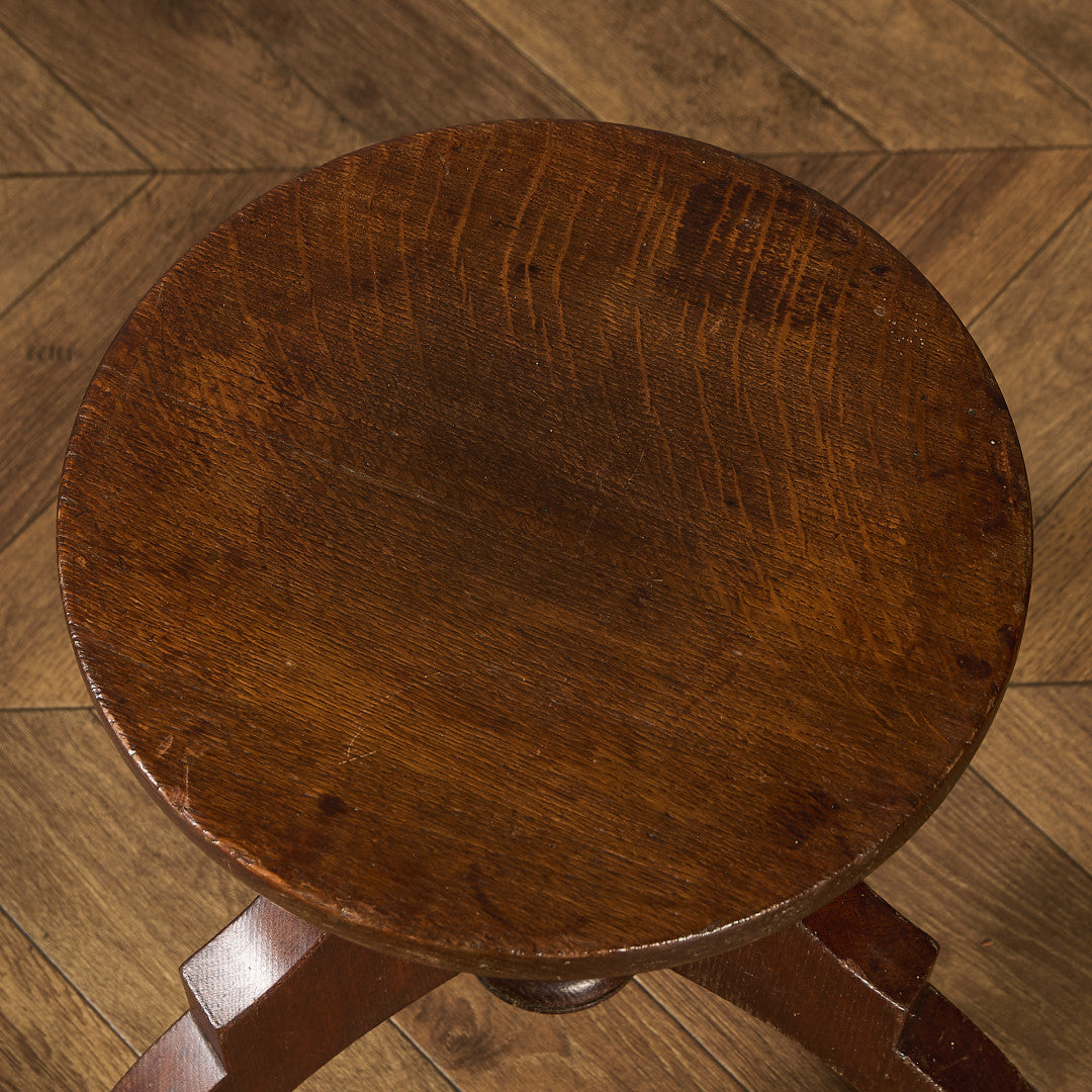 英国 クラシック 昇降式 スツール