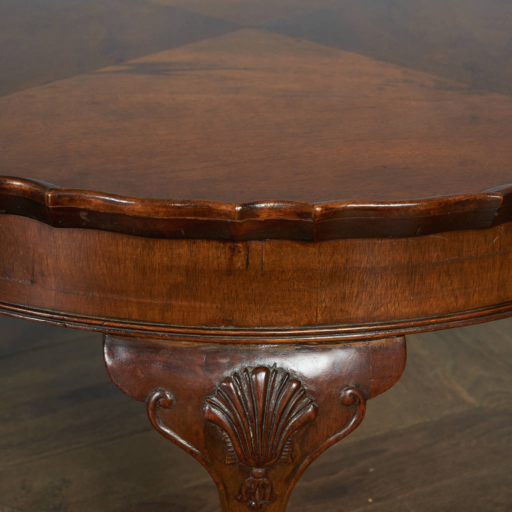 英国クラシック クイーンアン様式 ラウンド センターテーブル / ロー